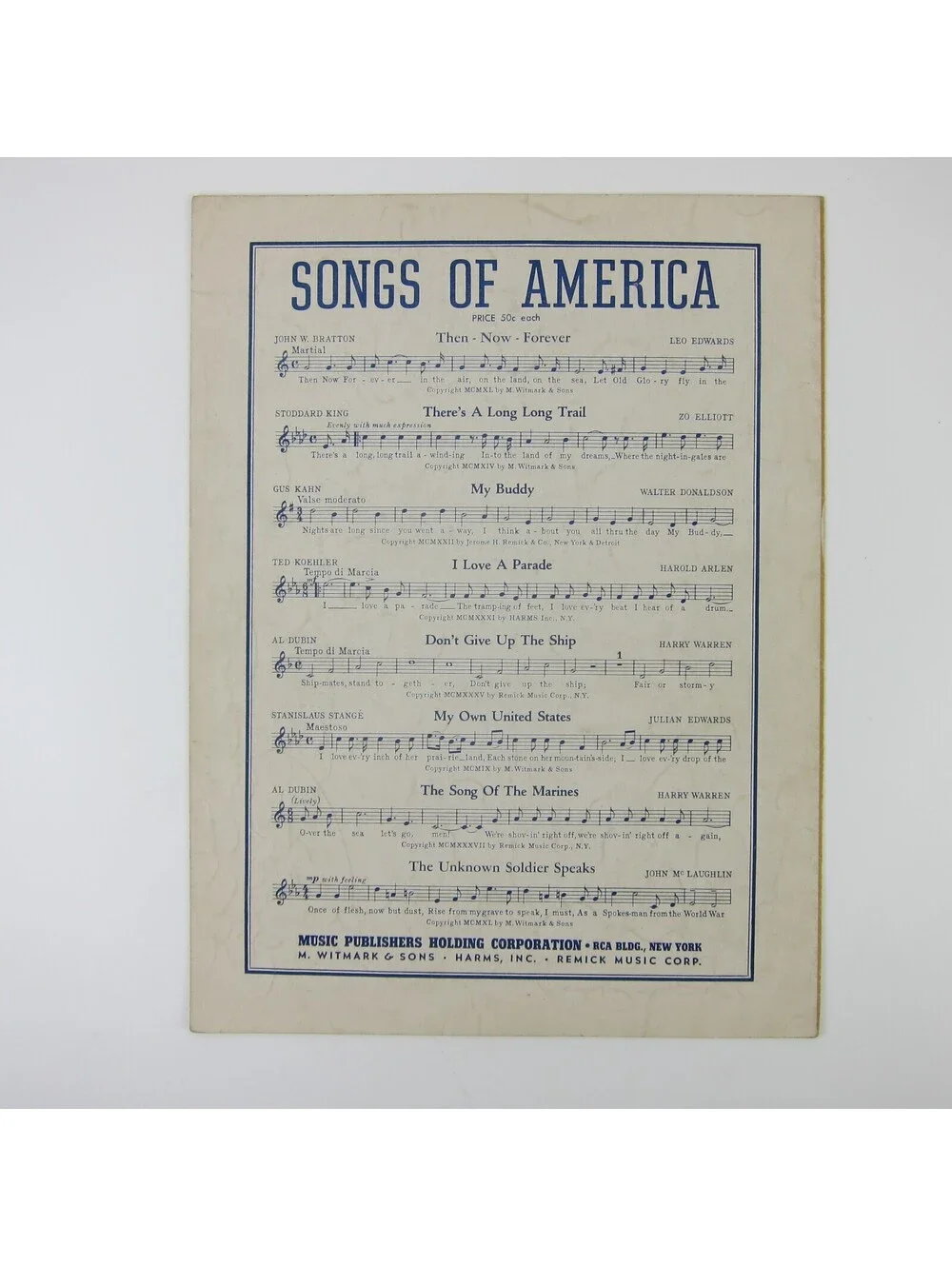 Sheet Music Where Was I? Til We Meet Again Pat O'Brien Geraldine Fitzgerald 1940